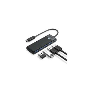 ORICO PAPW4A-C3 4-Port USB Type-C Black HUB