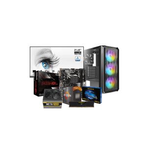 AMD Ryzen 5 5600G 8GB RAM 256GB Nvme Desktop PC With Monitor