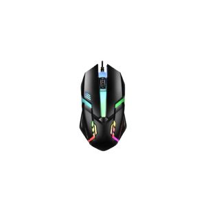 PC Power PGM105 Wired RGB Gaming Mouse (Black)