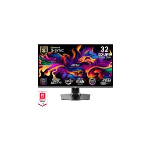 MSI MPG 322URX QD-OLED 31.5 Inch 4K UHD 240Hz Gaming Monitor