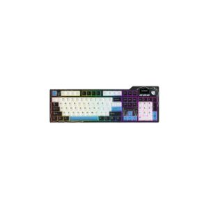 AJAZZ AK35I V4 Tri-Mode RGB Keyboard - Black White Blue
