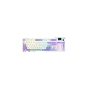 AJAZZ AK35I V4 Tri-Mode RGB Keyboard - Purple White Blue