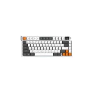 Ajazz AF82 Tri-mode Membrane Keyboard Gray and Orange