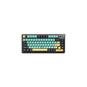 Lingbao MK75 Tri-Mode Mechanical Keyboard - Dark Green Orange