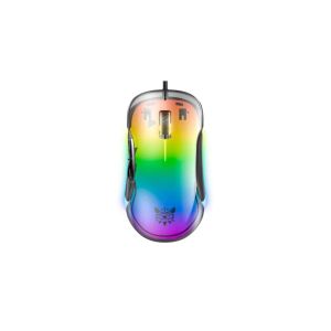 ONIKUMA CW925 12800 DPI RGB Wired Transparent Gaming Mouse (Black)