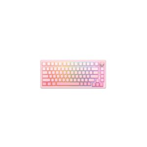ONIKUMA MT707 Tri-Mode Mint Switches RGB Gaming Keyboard Pink