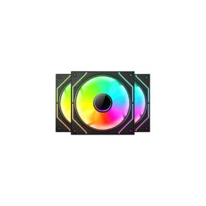 Value-Top 1236ARGB 12CM Infinite Mirror ARGB Fan (Black)