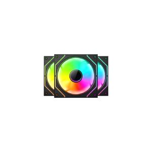 Value-Top CR10-1236ARGB 12CM Infinite Mirror ARGB Fan Kit (Black)