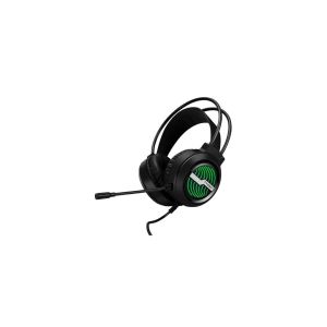 T-WOLF H130 Comfort-Fit Wired Gaming Headset (Black)