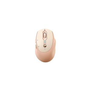 T-WOLF M7 AI Voice Intelligent Dual-Mode Wireless Mouse MIlk Tea