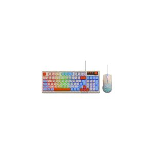 T-WOLF TF-100 Rainbow LED Wired Gaming Keyboard & Mouse Combo