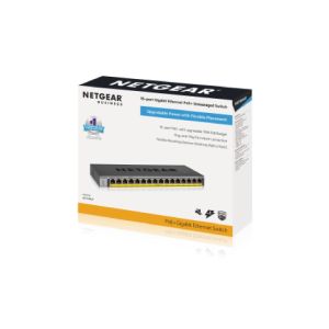 Netgear GS116LP 16-Port Gigabit Ethernet PoE/PoE+ Switch