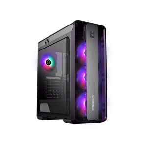 Gamemax Moon Light White Mid Tower Casing Black