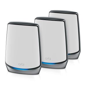 Netgear Orbi RBK853 AX6000 Gigabit Tri-Band Wi-Fi 6 Router (3 Pack)