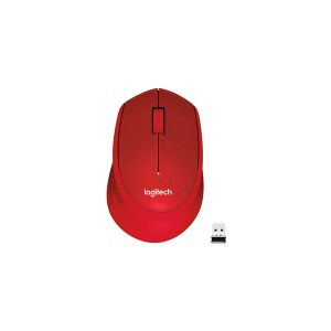Logitech M331 Silent Wireless Red Mouse