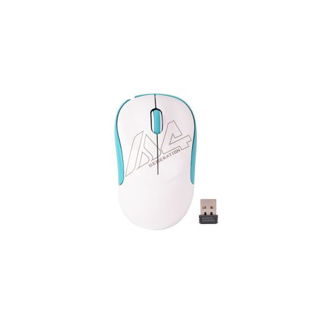 A4Tech G3-300N V-Track Wireless White Blue Mouse