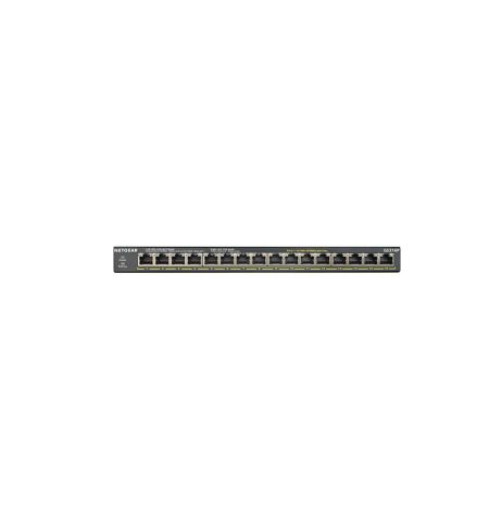 Netgear GS316P 16 Port Gigabit Unmanaged PoE+ Desktop Switch