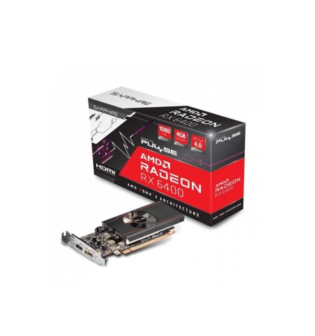 Sapphire Pulse AMD Radeon RX 6400 4GB GDDR6 Graphics Card