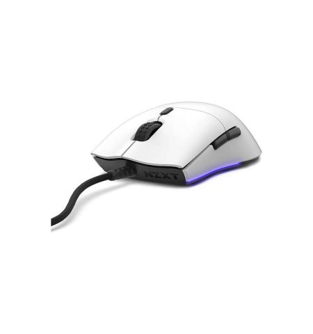 NZXT Lift RGB Wired White Gaming Mouse
