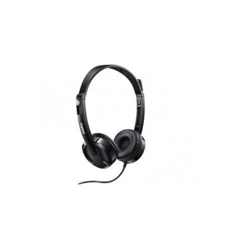 Rapoo H100 Wired Stereo Black Headphone