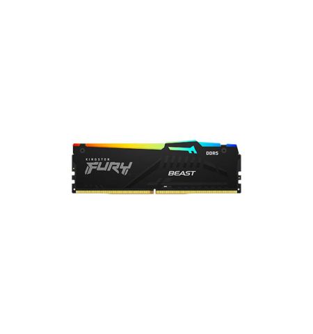 Kingston Fury Beast RGB 16GB 5600MT/s DDR5 CL40 DIMM Desktop Memory Single Module