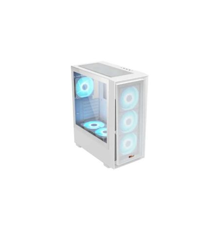 PC Power Crystal Mesh V3 WH ATX Desktop Gaming Casing