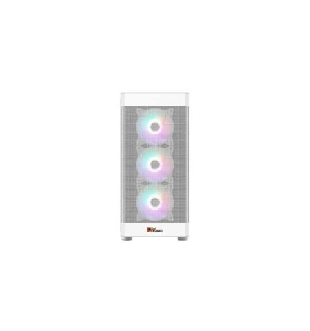 PC Power PG-H350 WH Icy Mesh ATX Mid Tower Gaming Casing