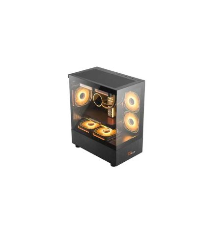 PC Power PG-H30 BK Sea View M-ATX Mid Tower Gaming Casing