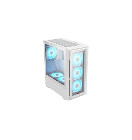 PC Power Crystal Glass V3 WH ATX Desktop Gaming Casing
