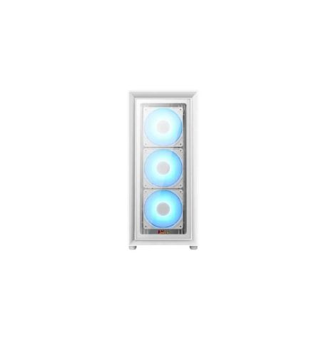 PC Power Crystal Glass V3 WH ATX Desktop Gaming Casing
