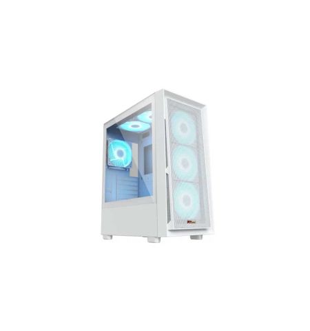 PC Power Crystal Mesh V3 WH ATX Desktop Gaming Casing