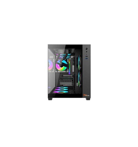 PC Power PG-H600 BK Iceland ATX Mid Tower Gaming Casing