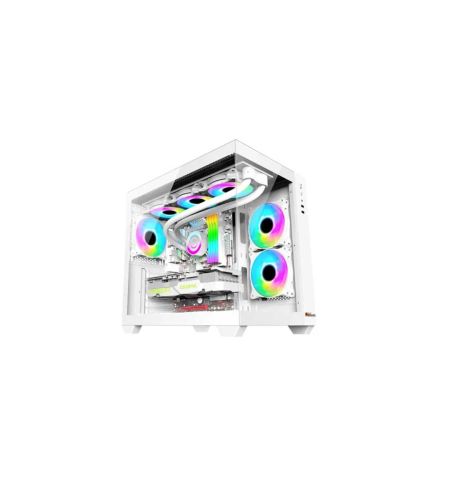 PC Power PG-H600 WH Iceland ATX Mid Tower Gaming Casing