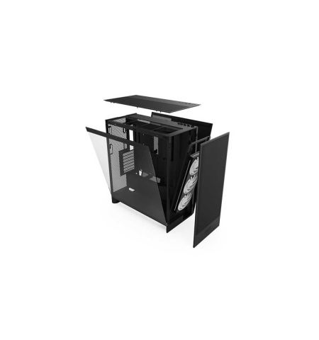 NZXT H7 Flow RGB Mid Tower ATX Airflow Casing Black