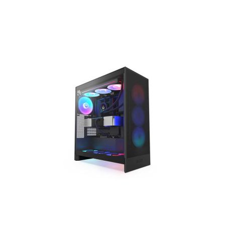NZXT H7 Flow RGB Mid Tower ATX Airflow Casing Black