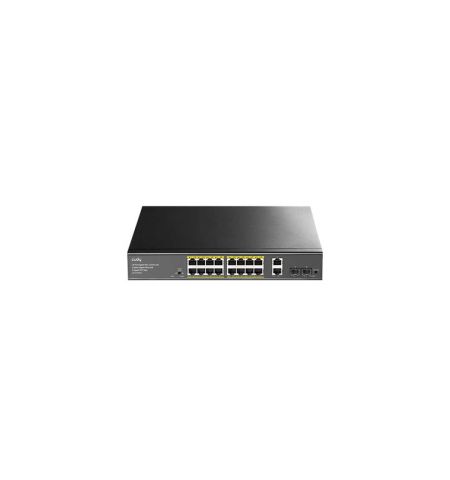 Cudy GS1018PS2 16-GbE PoE Switch with 2 Uplink GbE and 2 Uplink SFP