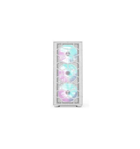 Montech X3 Mesh RGB Lighting Tempered Glass ATX Mid-Tower Gaming Case (White)