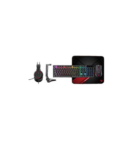 FANTECH P51 Power Bundle Keyboard, Mouse, Mouse Pad, Headphone, Headphone Stand