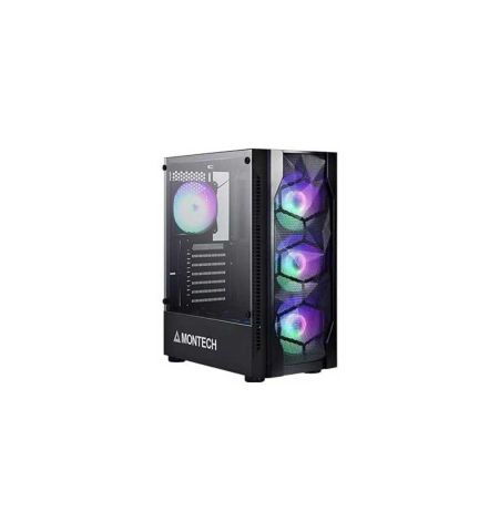Montech X1 MESH Black Tempered Glass ATX Mid-Tower Gaming Case