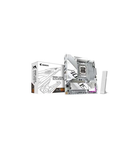 Gigabyte B850M Aorus Elite WF6E ICE Micro ATX AMD Motherboard