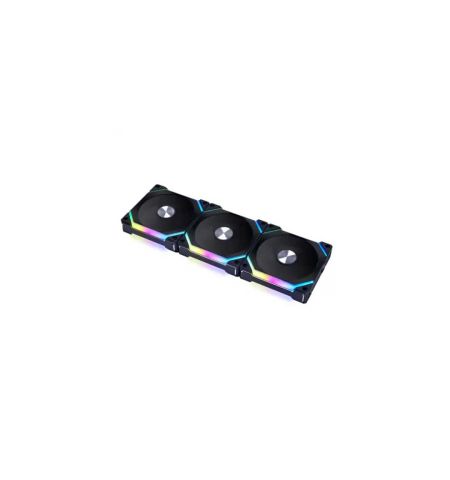Lian Li UNI SLV2 ARGB PWM 120mm Fan Black 3-Pack