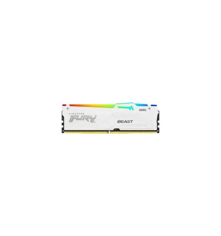 Kingston FURY Beast RGB 16GB 6000Mhz DDR5 White RAM