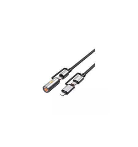 BWOO 4-in-1 Lightning & Type-C Charging Cable
