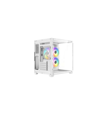 XTREME S270W WITH 3 ARGB FAN, TEMPERED  GLASS WHITE CASE