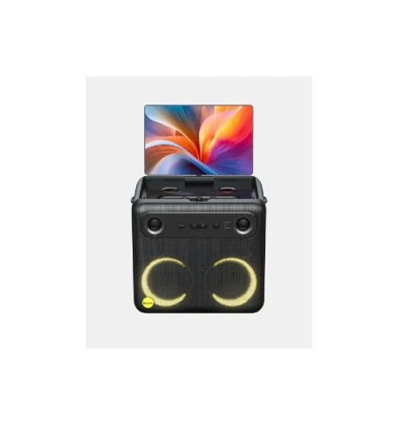 Ikarao Xtreme Break X2 All in One Karaoke Portable Bluetooth Speaker With Built-In 10 Inch Tablet And Wireless Microphone