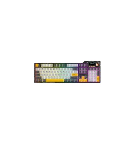 AJAZZ AK35I V4 Tri-Mode RGB Keyboard - Dark Grey Yellow