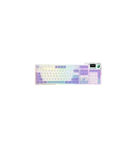 AJAZZ AK35I V4 Tri-Mode RGB Keyboard - Purple White Blue