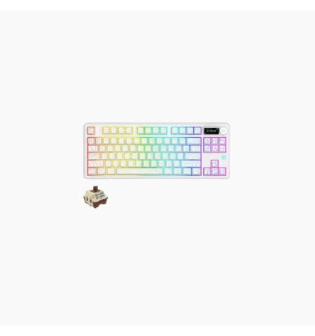 AJAZZ AK870 V2 Wireless Mechanical Keyboard - White