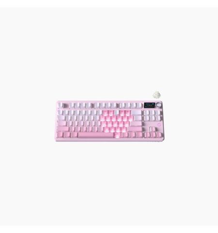 AJAZZ MK87 Tri-Mode Mechanical Keyboard - Gradient Pink