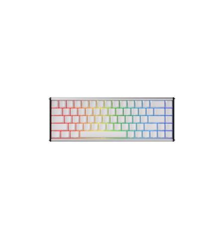 ALUX 68 HE Full Aluminum Keyboard   White Side Printed